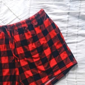 Amazon Plaid Pajama Shorts with Pockets